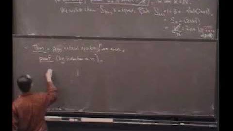 Real Analysis, Lecture 6: The Principle of Induction (7/8)