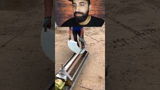Amazing Process of Metal Bucket Making With Metal Roller Machine #metalworking #machine #shorts