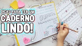 COMO TER A LETRA BONITA E O CADERNO LINDO/ORGANIZADO + DIY POST ITS!