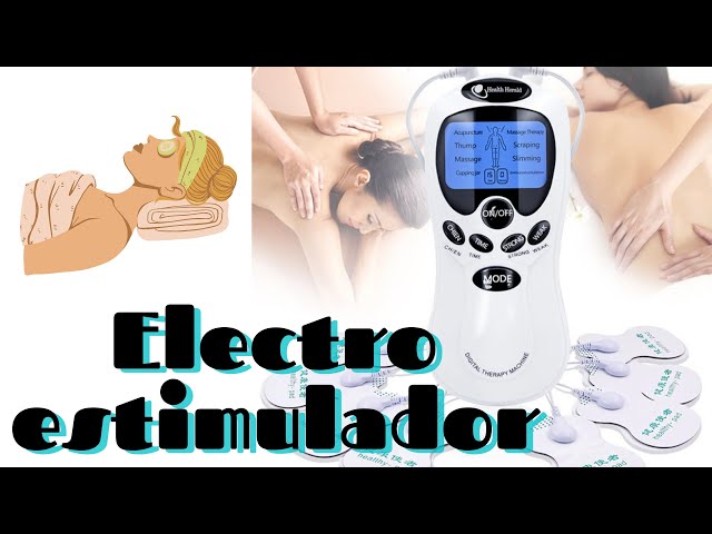 Estimulador muscular doble frecuencia y medidor tejido diposo