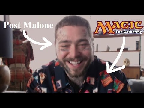 Post Malone loves Magic the Gathering! - YouTube