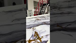 High speed 4- calendar pvc marble sheet machine with top quality
