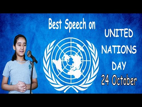 speech on united nations day in english