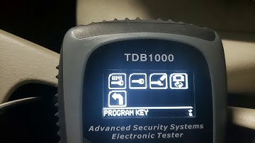 Adding Key to Prius with TDB1000 .
