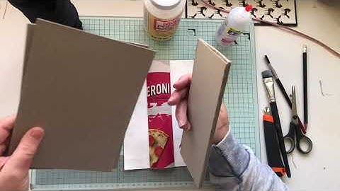 Let’s make a Junk Journal with a curved spine Part Two