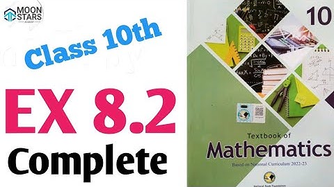 Ex 8.2 class 10 Maths NBF, Exercise 8.2 class 10 Mathematics NBF New book 2025