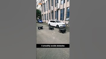 FOLO-100 Electric Heavy Duty Trolley | 100kg Cargo Robot with Human Following & 360° Anti-Collision