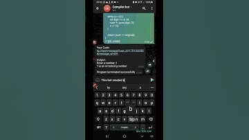 Created Compiler on Telegram 😜😬 || run c c++ python js