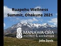 Jolie davis manawa ora mirimiri and workshops presents at the ruapehu wellness summit 2021