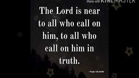 Today's Word 📖 Psalms 145: 18📖