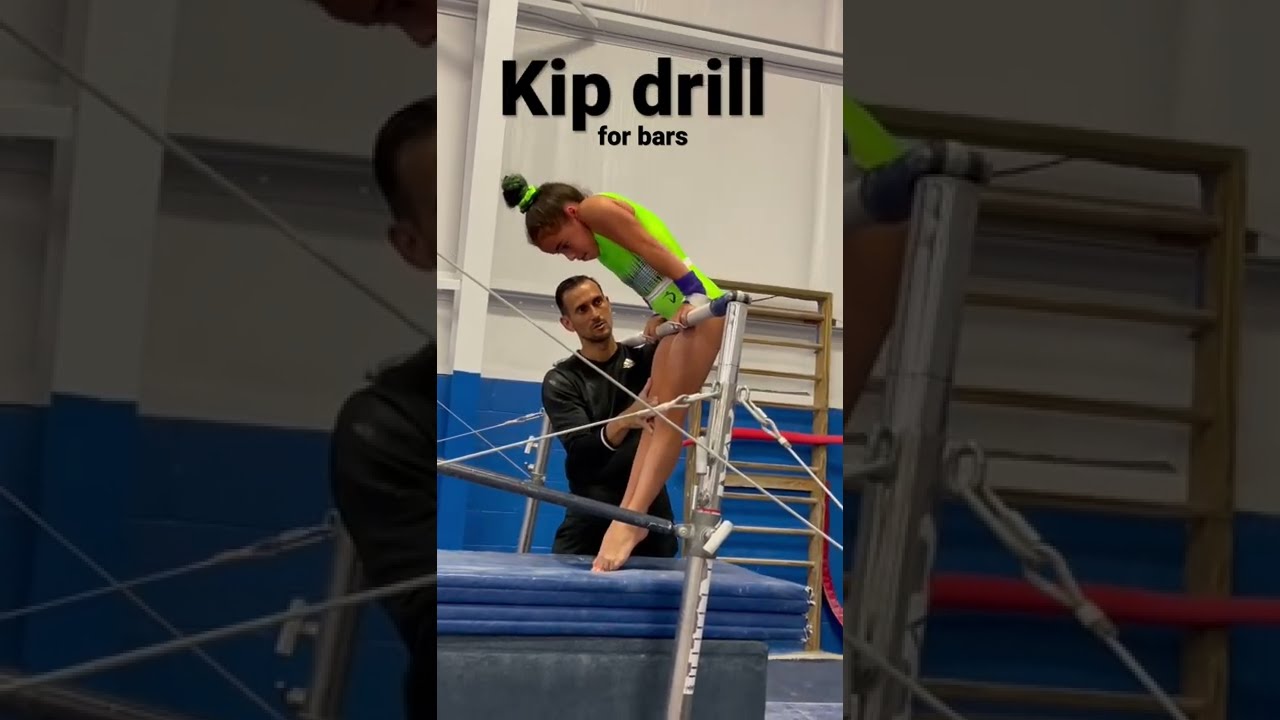 Kip drills for bars #gymnastics #usa #bars #tumbling #usagymnastics