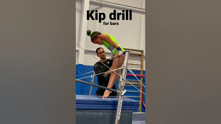 Kip drills for bars #gymnastics #usa #bars #tumbling #usagymnastics
