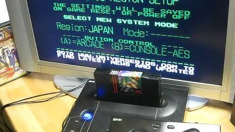 Neo Geo AES switchless Modification with UNIBIOS