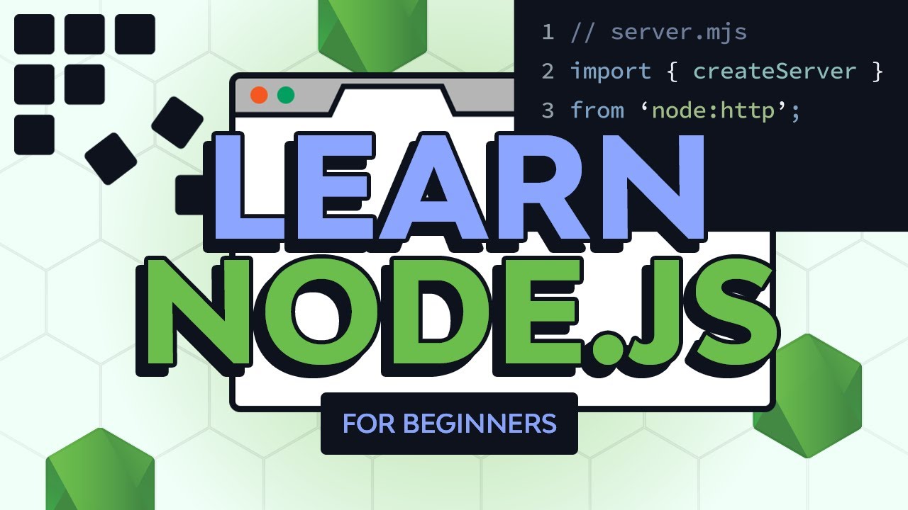 Node.js Tutorial for Beginners | CRASH COURSE