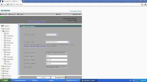 Siemens scalance access point setup