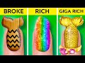 RICH VS BROKE VS GIGA RICH || Best School Hacks and How to be Cool in School by 123 GO! HACKS