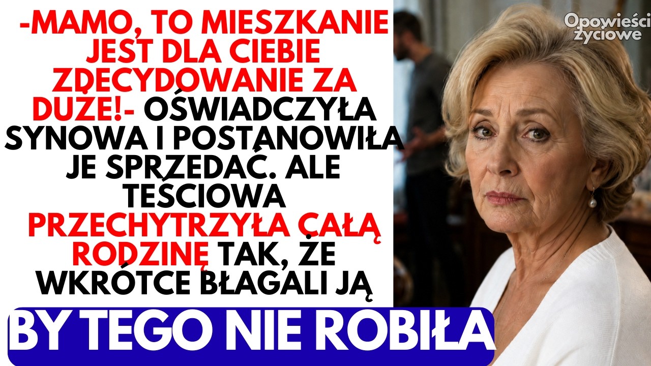 „Trzeba tylko emerytkę trochę docisnąć, żeby myślała, że sama na to wpadła” – usłyszałam w przedpokoju głos mojej synowej, która rozmawiała przez telefon, gdy myślała, że jestem w kuchni. Przez...
