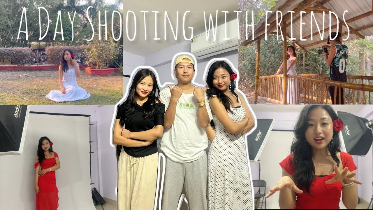День съемок с друзьями | Веселый видеоблог |🌷