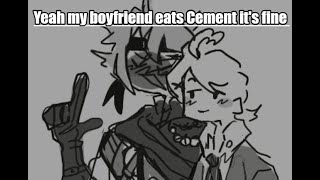 Cement Eating Boyfriend- Danganronpa Antebellum