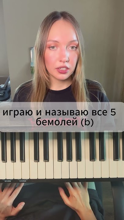играем и называем все диезы и бемоли (черные клавиши) - YouTube