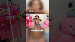 Exploring Transparent Clothes   See Through Beginners Bikini Model