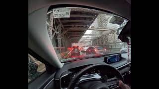 Rainy NYC Drive POV | FDR Drive to Brooklyn Bridge Traffic | GoPro 4K