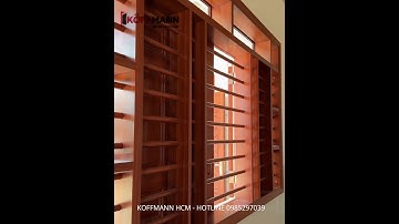 CỬA THÉP VÂN GỖ KOFFMANN - CỬA SỔ VÁCH KÍNH