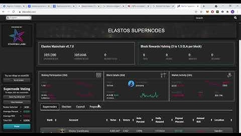 First Elastos halving 2021