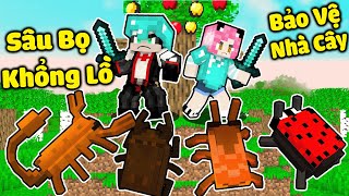 MỀU THỬ THÁCH 24H TIÊU DIỆT CÔN TRÙNG KHỔNG LỒ TRONG MINECRAFT*REDHOOD BẢO VỆ NÔNG TRẠI KHỎI SÂU BỌ