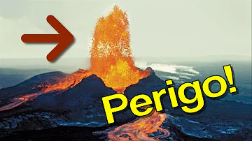 Onde se encontra o vulcão?