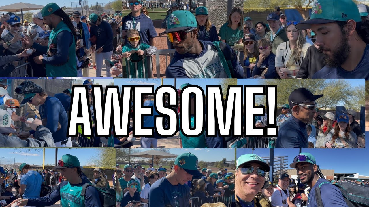 27 AUTOGRAPHS At Mariners Spring Training - Insane Haul!