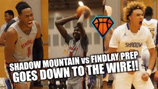 Shadow Mountain vs BOL BOL \& Findlay Prep WAS INTENSE!! | Did They Remain UNDEFEATED??