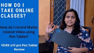 How to take online classes with Pen Tablet | How to record videos for Youtube with screen sharing