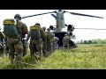 Paratroopers Airborne Operation - CH-47 Chinook Helicopter