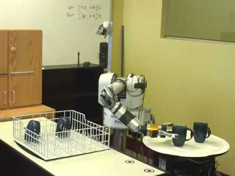 Loading Cups in Dishrack
