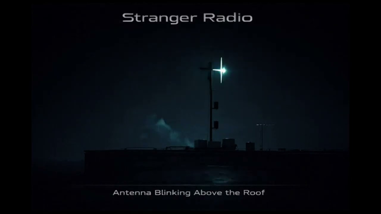 Stranger Things – Antenna Blinking Above the Roof | Dark Ambient Music for Night Focus