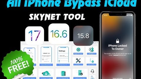 Free All iPhone How to bypass iOS 15.8 iOS 16.7.2 Bypass iCloud Activation lock With Skynet Tool