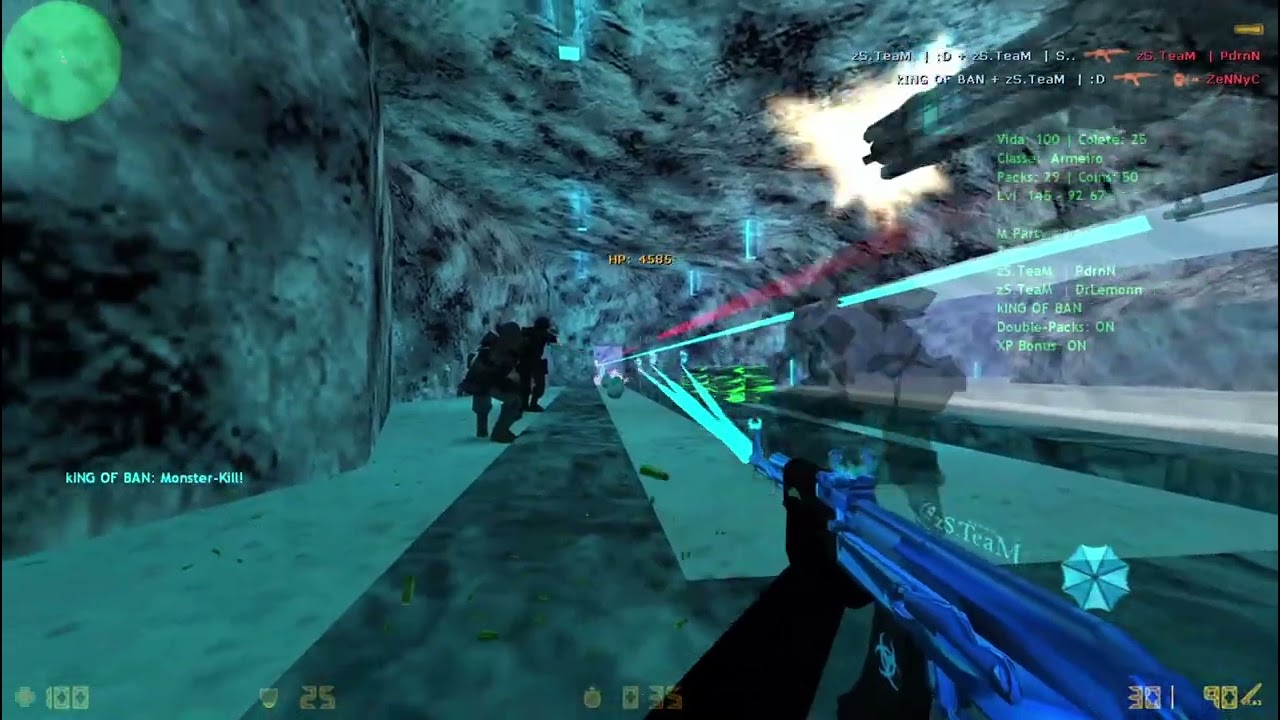 jogando counter strike no servidor zS.TeaM clã ICE