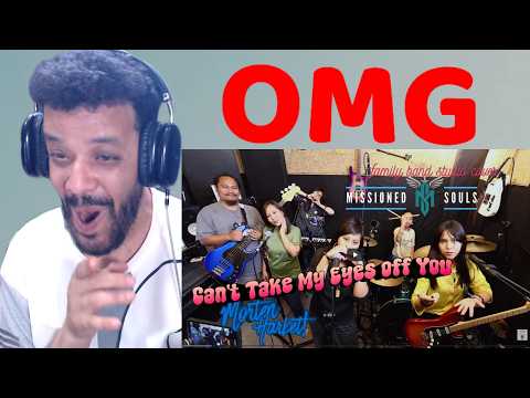 CANT TAKE MY EYES OFF YOU by Morten Harket | Missioned Souls - family band studio cover DZ REACTION