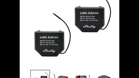 Shelly LoRa addon
