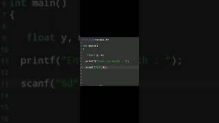 #8 | Programming Tutorial | C Language | Coding Exercise9  #shorts #programming