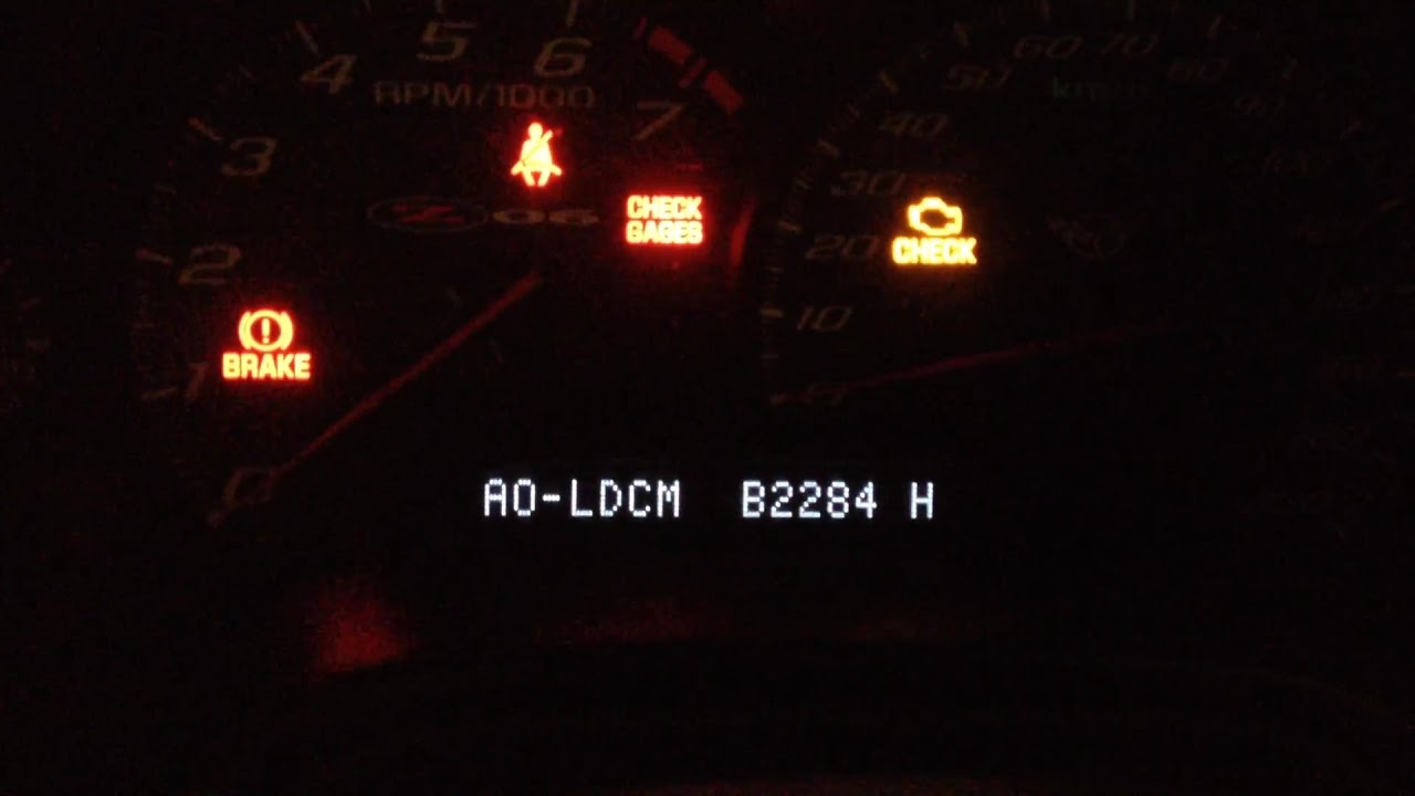 Pulling your OBD2 codes from a C5 corvette information panel YouTube