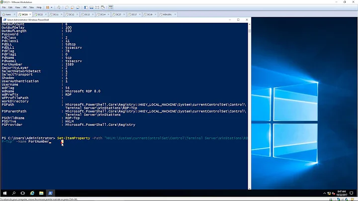 Using PowerShell - Modify a Registry Key Value