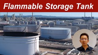 Safety on flammable storage tank