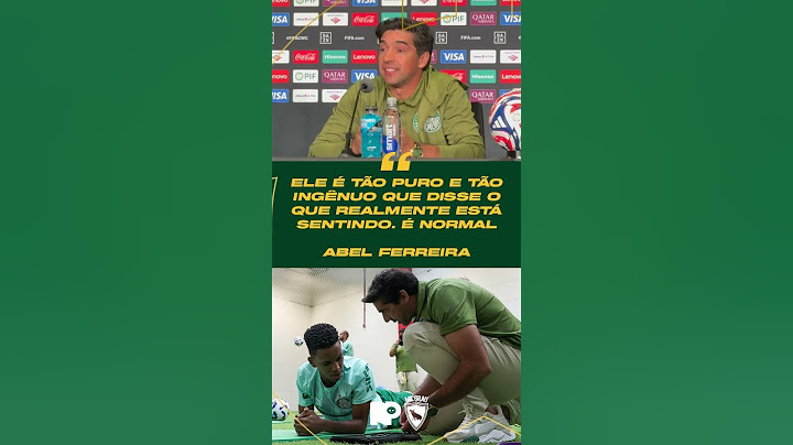 SEE WHAT ABEL SAID AT THE PRESS CONFERENCE BEFORE PALMEIRAS X BOTAFOGO IN THE CLUB WORLD CUP