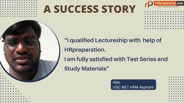 Ajay-UGC NET- HRM & LW Code 55- Preparation Strategy