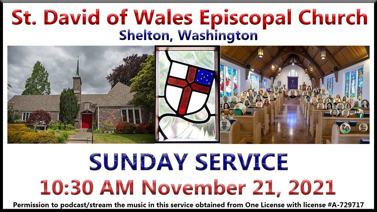 St. David Episcopal Church Service Nov. 21, 2021 YouTube
