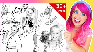 Coloring Jojo Siwa & Her Dog Bow Bow Coloring Pages | Jojo Siwa Singer 30+ Minutes Coloring Videos by Kimmi The Clown 20,345 views 2 weeks ago 40 minutes