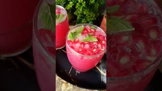 summer refreshing🏖️🏖️ pomegranate Mojito #ytshorts #food