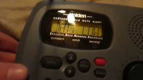 *RARE!!* Unboxing and Setup of the Uniden Bearcat WX100 Weather Alert Radio